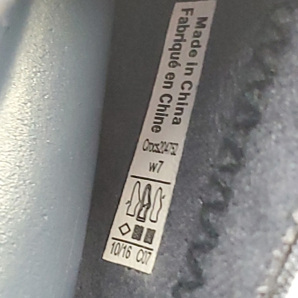 Crocs Women Size 7 Blue Busy Day Stretch Flat Slip On‎ Mary Jane 204752 - Picture 8 of 9